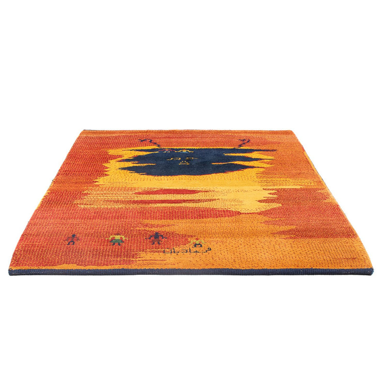 Persisk Gabbeh Teppe 193x150cm - Perserteppich Wollteppich