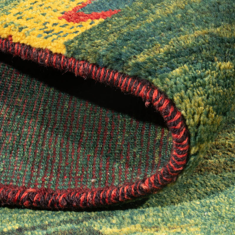 Persisk Gabbeh Teppe 183x146cm - Perserteppich Wollteppich