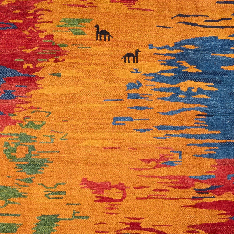 Persisk Gabbeh Teppe 298x225cm - Perserteppich Wollteppich