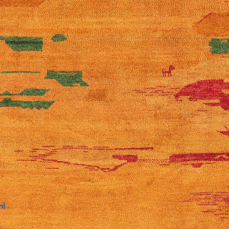 Persisk Gabbeh Teppe 203x228cm - Perserteppich Wollteppich