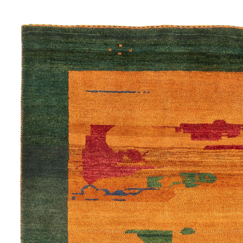 Persisk Gabbeh Teppe 203x228cm - Perserteppich Wollteppich