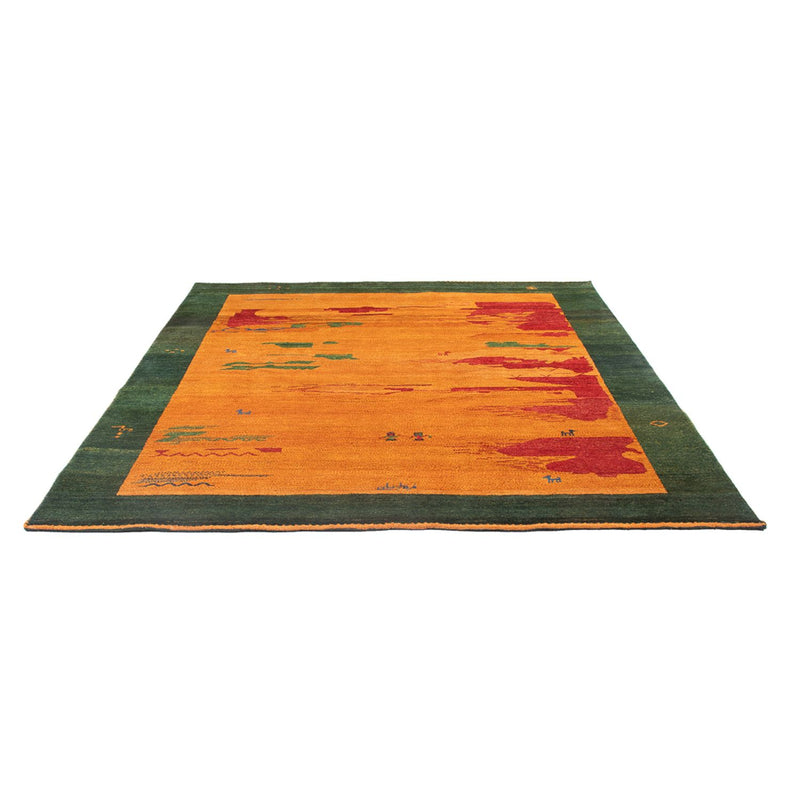 Persisk Gabbeh Teppe 203x228cm - Perserteppich Wollteppich