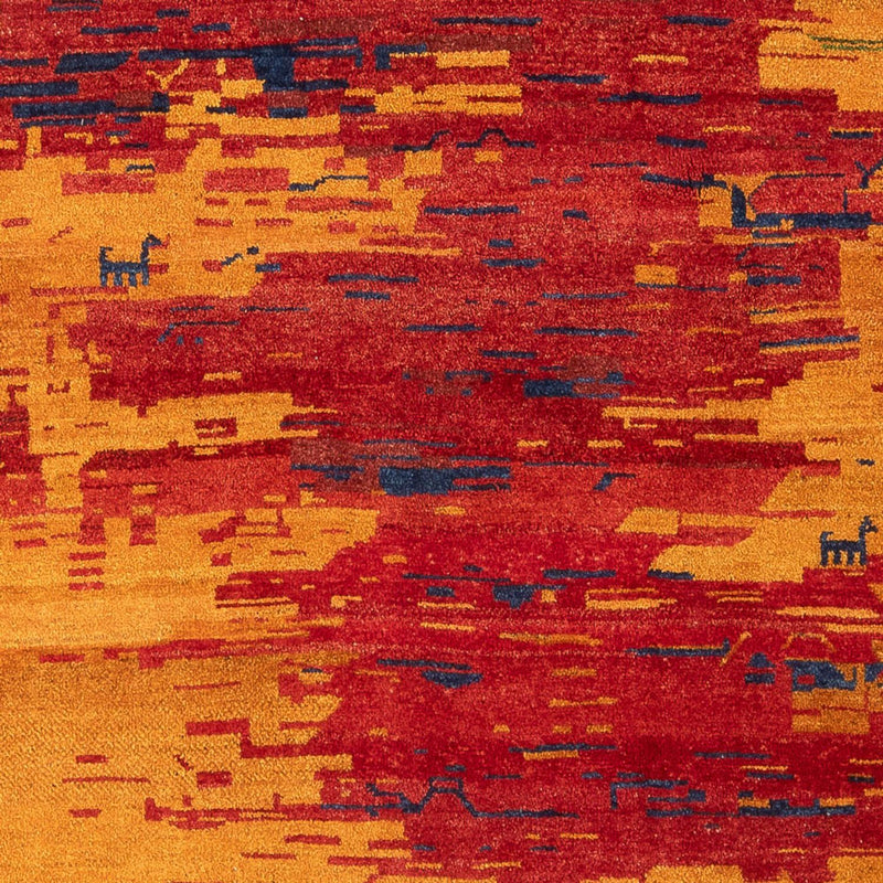 Persisk Gabbeh Teppe 200x227cm - Perserteppich Wollteppich