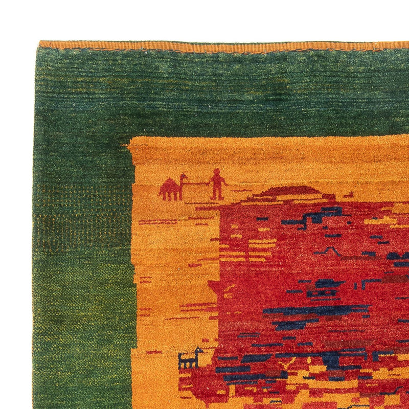 Persisk Gabbeh Teppe 200x227cm - Perserteppich Wollteppich