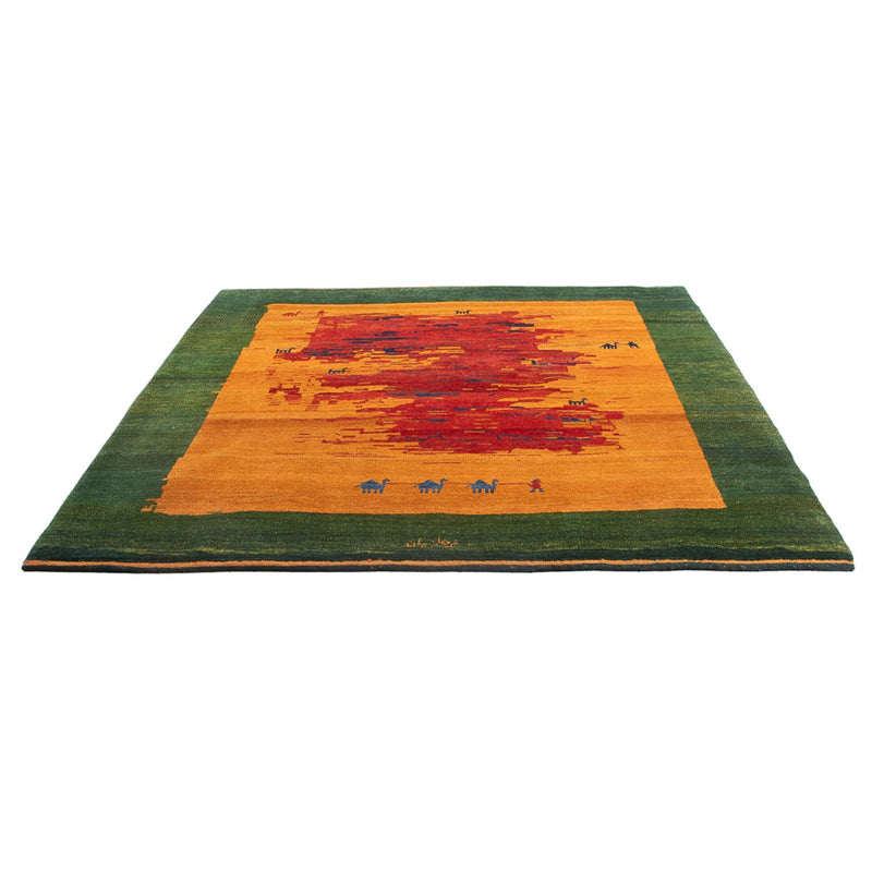 Persisk Gabbeh Teppe 200x227cm - Perserteppich Wollteppich