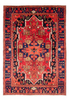 Hamadan Teppe 138x207cm - Persisk teppe - Rektangulær / Rød / 138 x 207 cm Rektangulær