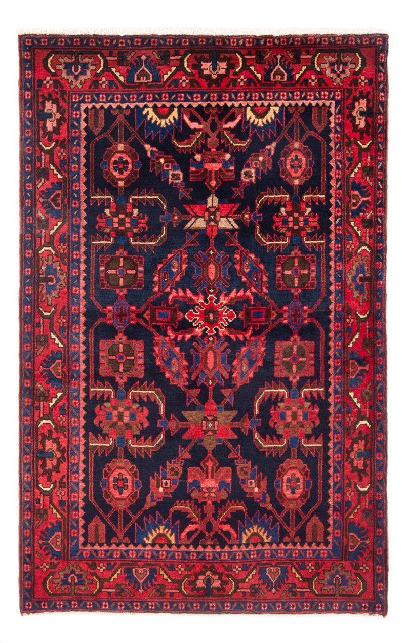 Persisk teppe - Nomadisk - 211 x 140 cm - mørkeblå
