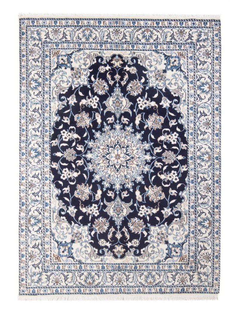 Nain - 9La Teppe 146x202cm - Persisk teppe - mørkeblå