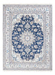 Nain - 9La Teppe 146x201cm - Persisk teppe - blå