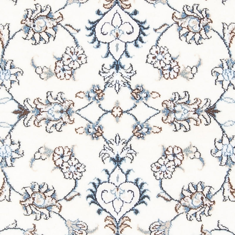 Läufer Perser - Nain - 197 x 76 cm - silber