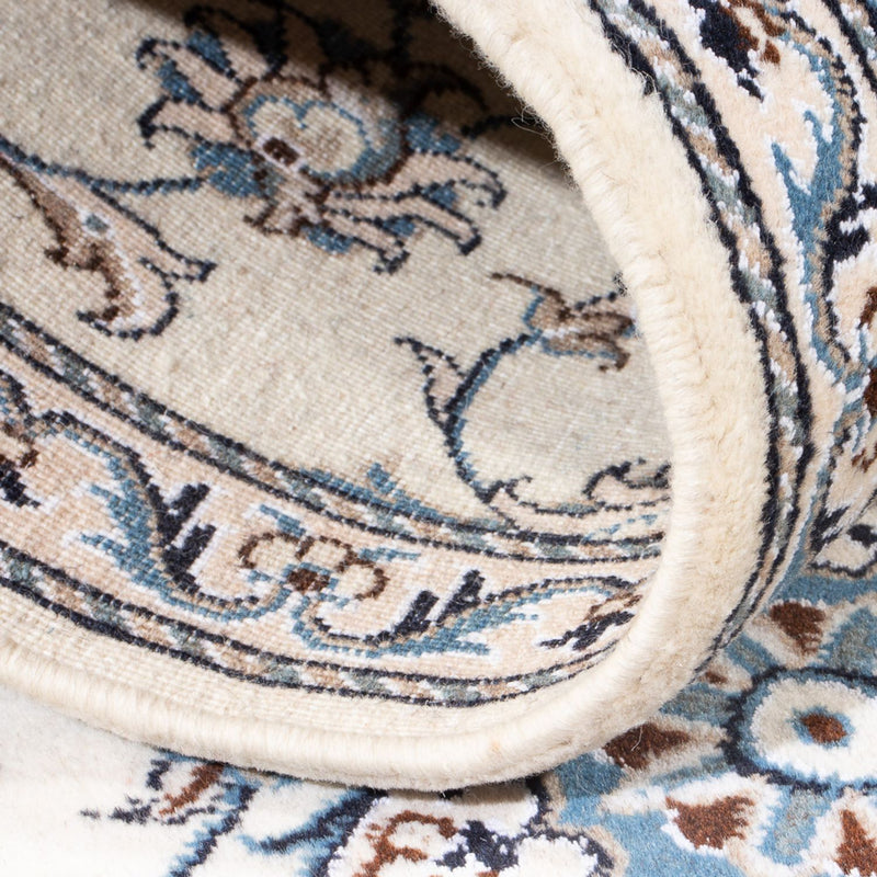 Läufer Perser - Nain - 197 x 76 cm - silber