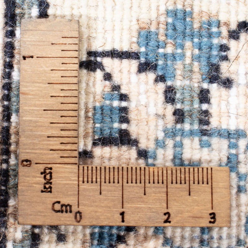 Läufer Perser - Nain - 197 x 76 cm - silber