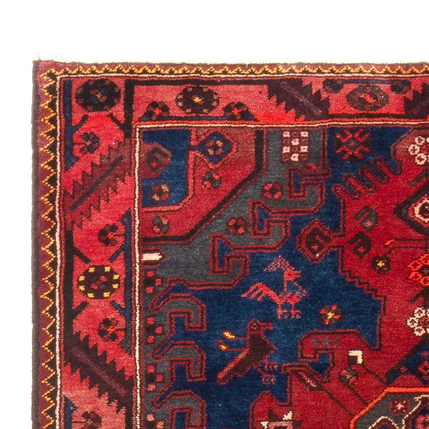 Persisk teppe - Nomadisk - 196 x 136 cm - blå