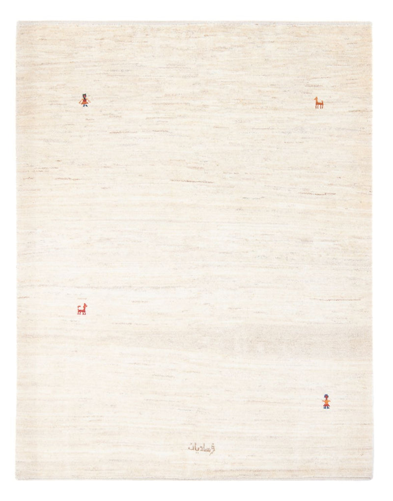Persisk Gabbeh Teppe 125x167cm - Perserteppich Wollteppich