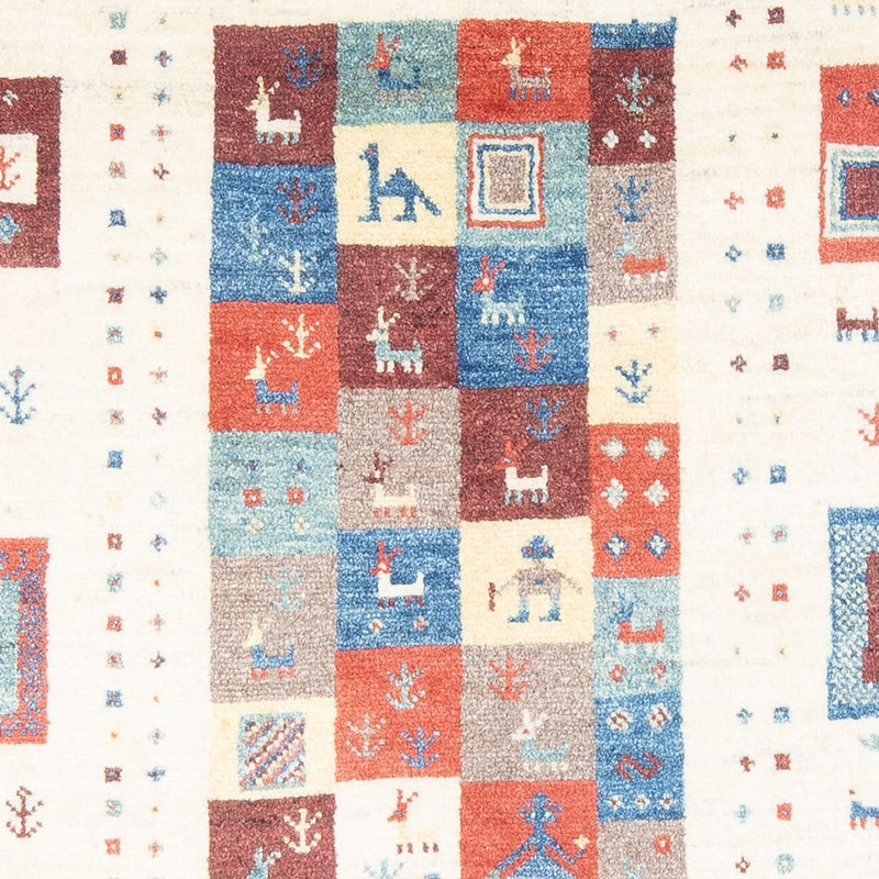 Persisk Gabbeh Teppe 120x170cm - Perserteppich Wollteppich