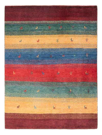 Persisk Gabbeh Teppe 120x160cm - Perserteppich Wollteppich