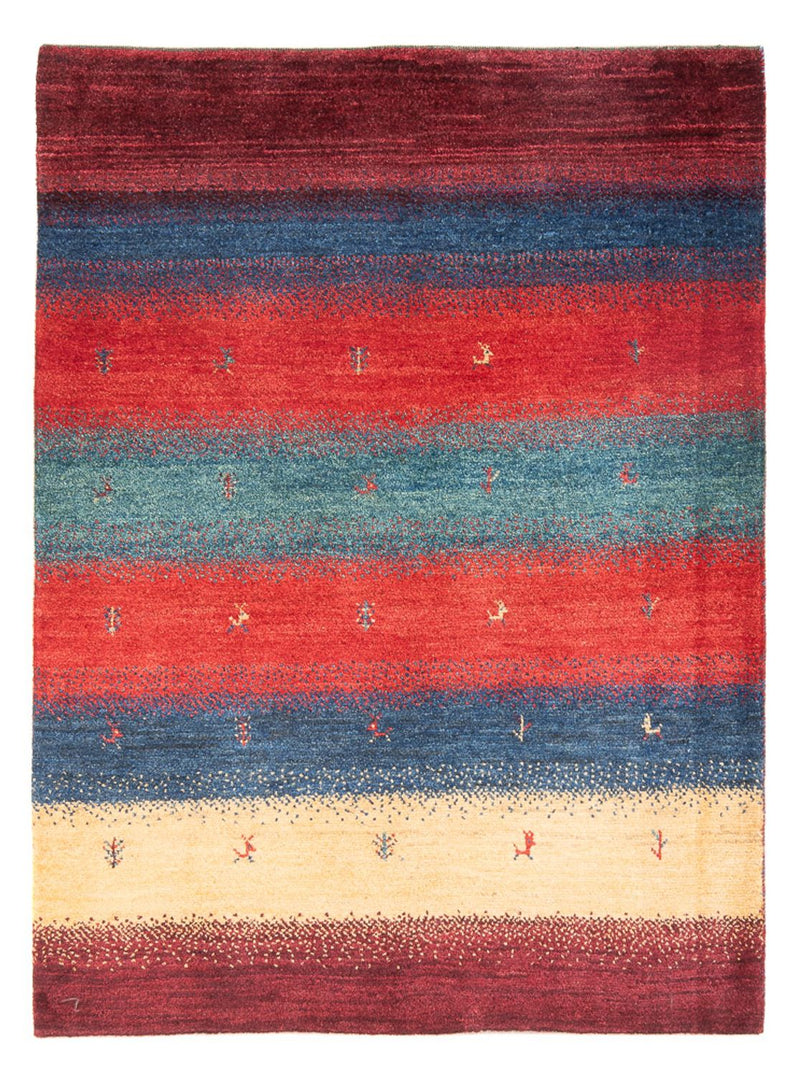 Persisk Gabbeh Teppe 120x163cm - Perserteppich Wollteppich