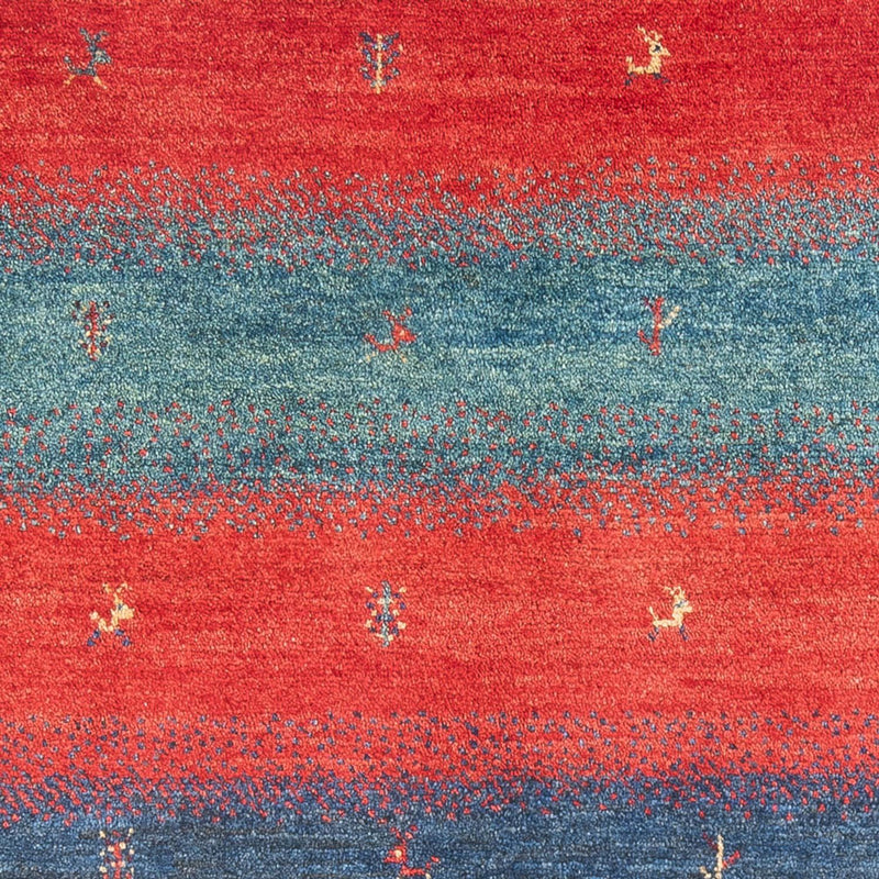 Persisk Gabbeh Teppe 120x163cm - Perserteppich Wollteppich