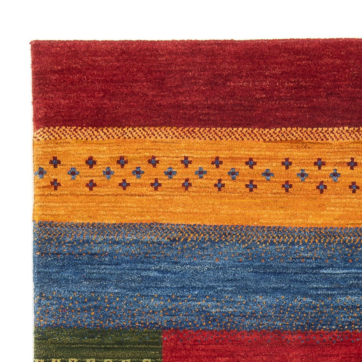 Persisk Gabbeh Teppe 119x178cm - Perserteppich Wollteppich