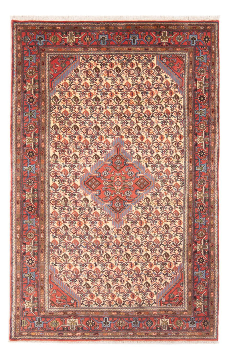 Persisk teppe - Nomadisk - 198 x 123 cm - krem