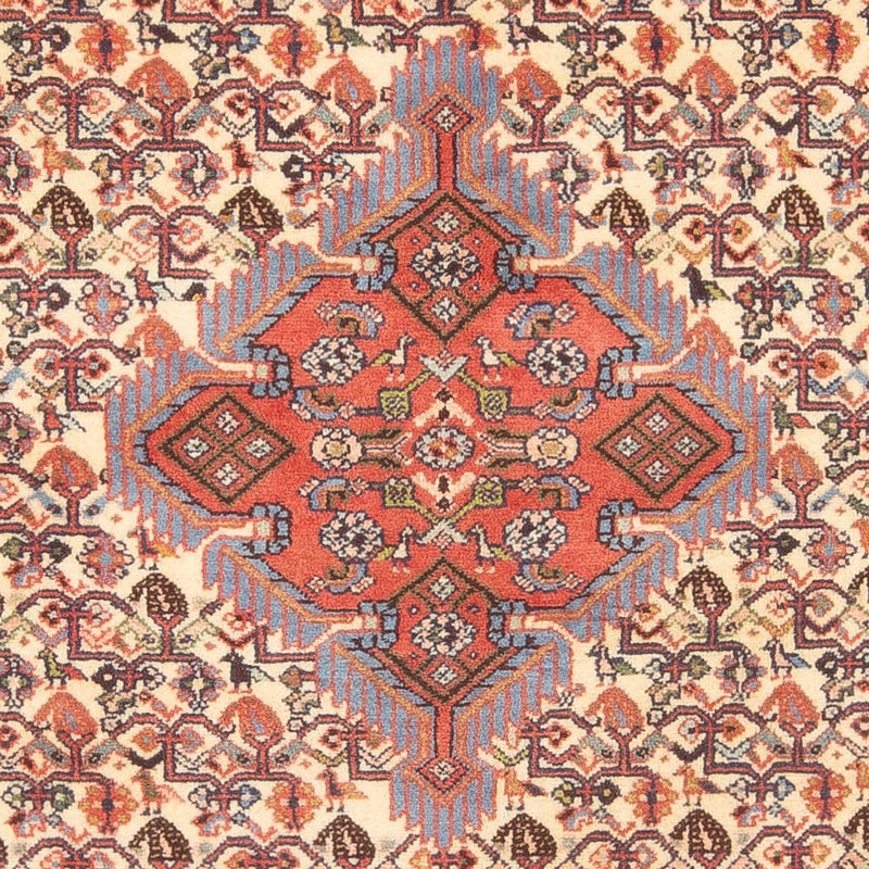 Persisk teppe - Nomadisk - 198 x 123 cm - krem