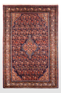 Persisk teppe - Nomadisk - 215 x 132 cm - mørkeblå – product image