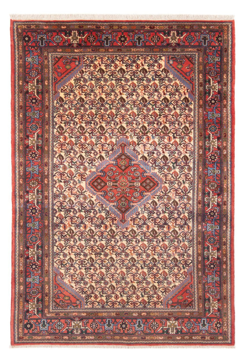 Persisk teppe - Nomadisk - 194 x 125 cm - krem