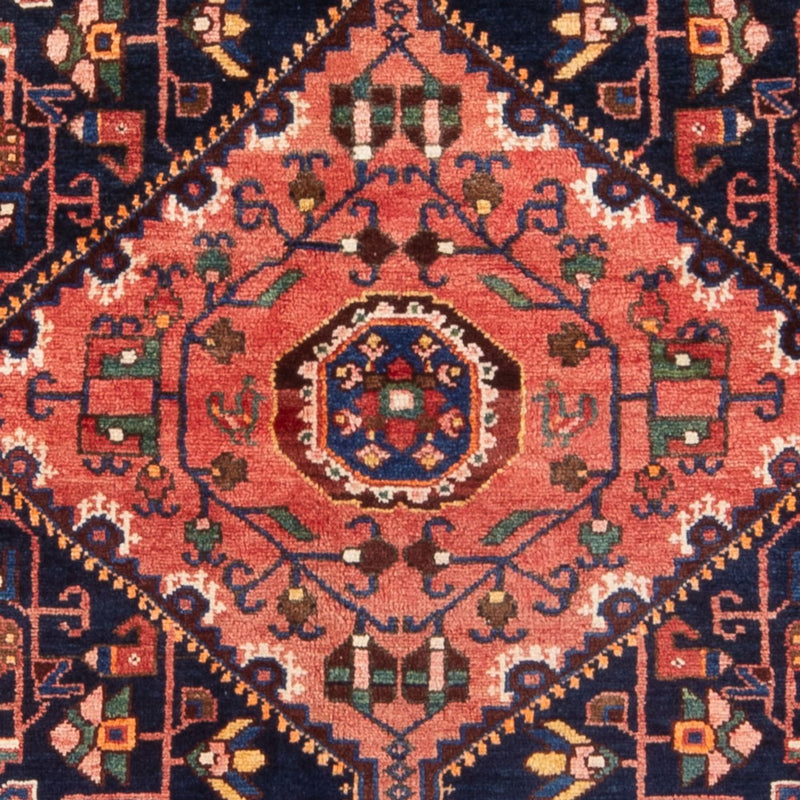 Persisk teppe - Nomadisk - 215 x 137 cm - mørkeblå