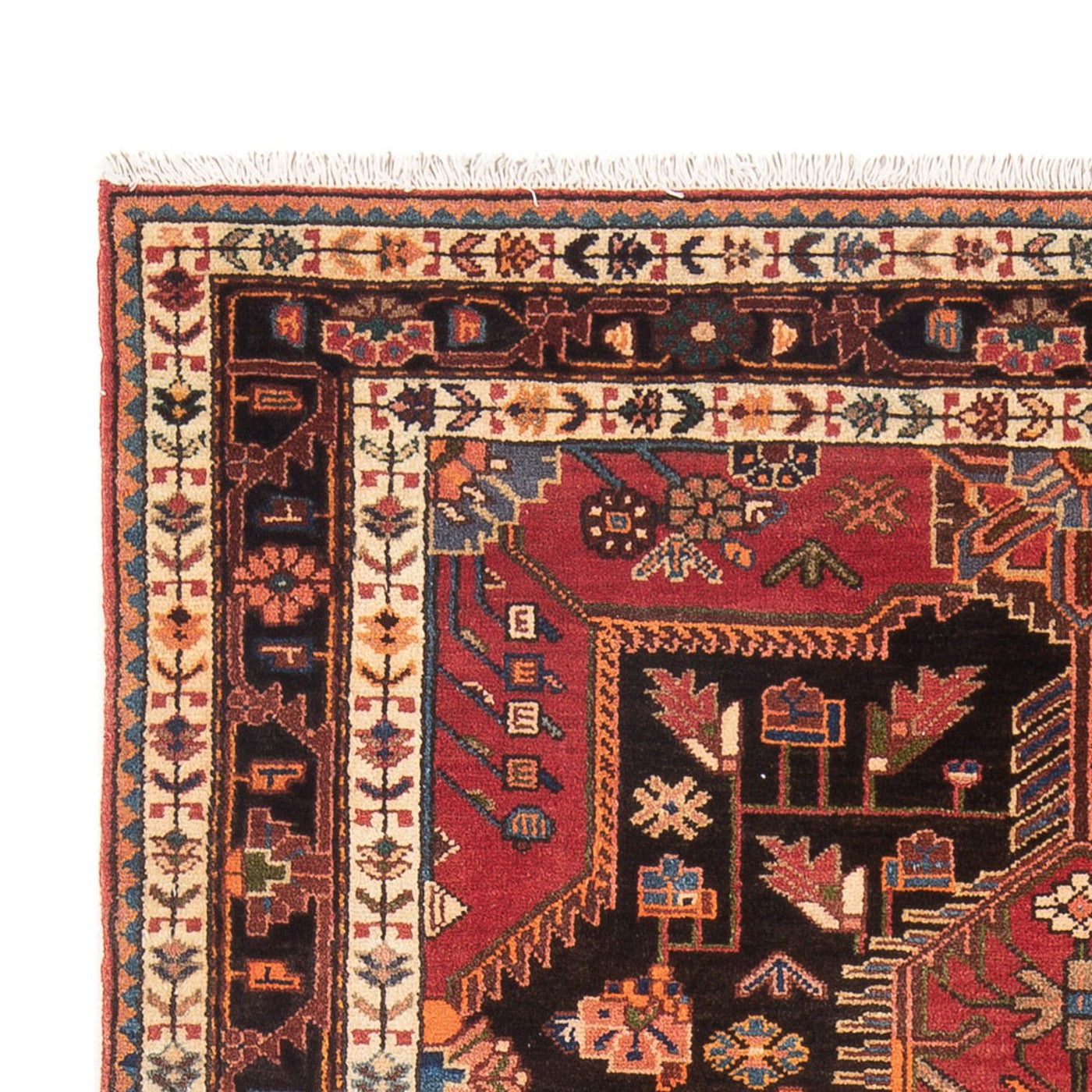 Persisk teppe - Nomadisk - 223 x 140 cm - rød