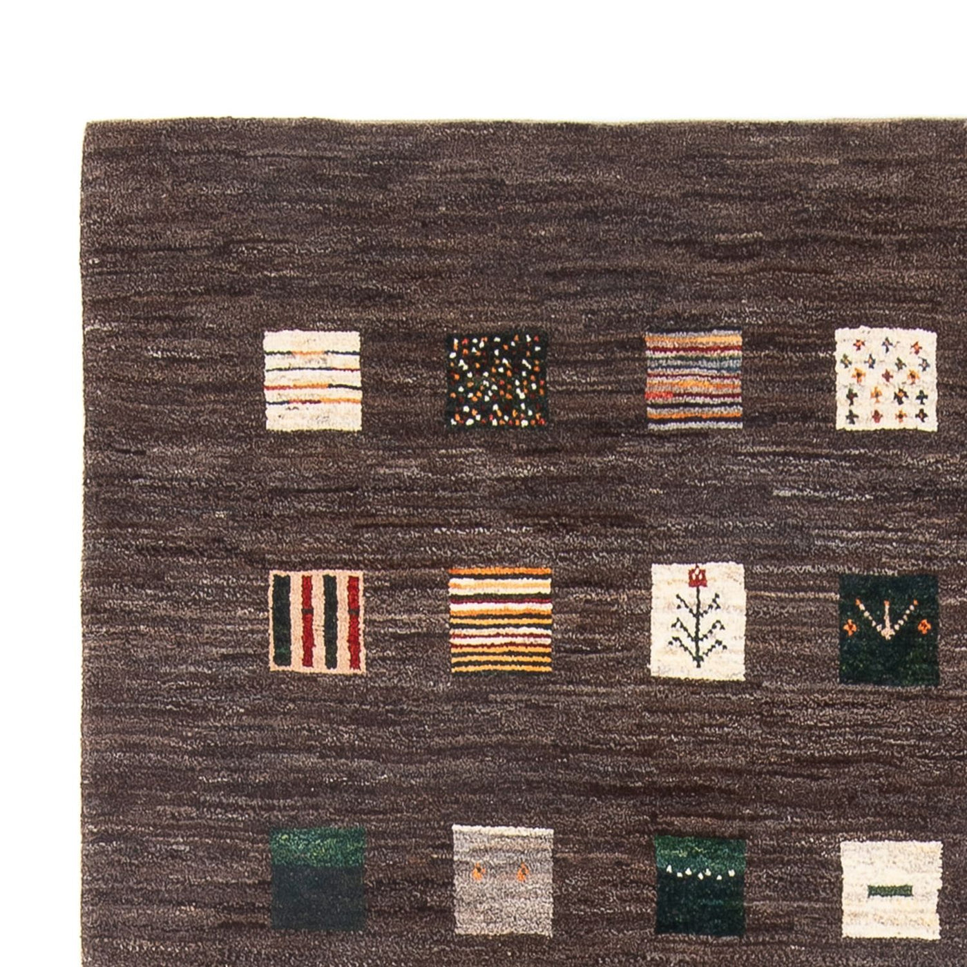 Persisk Gabbeh Teppe 252x175cm - Perserteppich Wollteppich