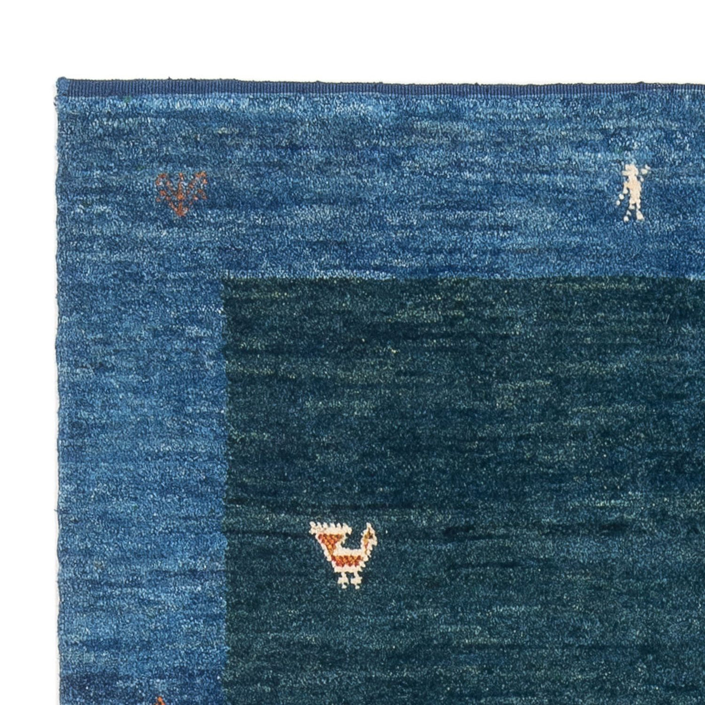 Persisk Gabbeh Teppe 145x101cm - Perserteppich Wollteppich