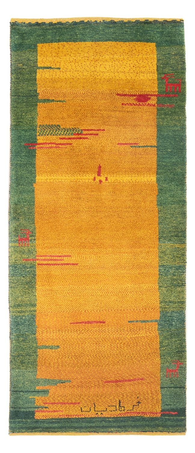 Persisk Gabbeh Teppe 198x75cm - Perserteppich Wollteppich