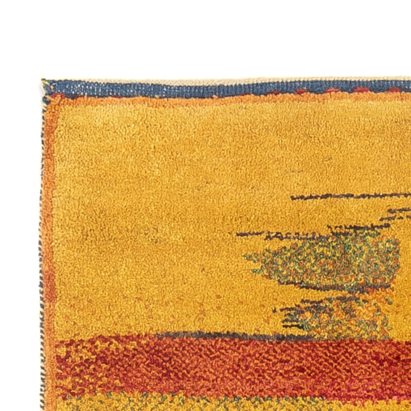 Persisk Gabbeh Teppe 213x85cm - Perserteppich Wollteppich