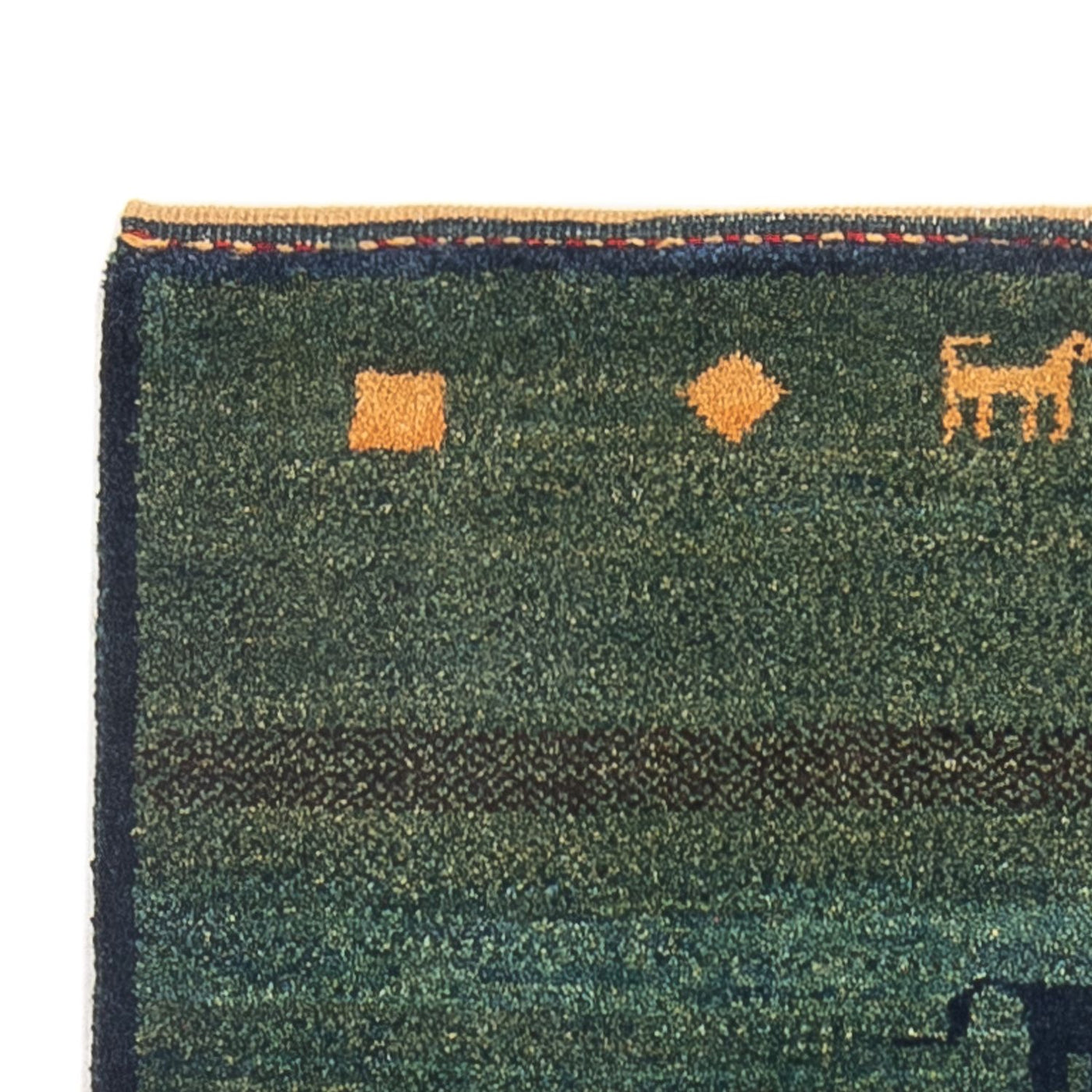 Persisk Gabbeh Teppe 195x87cm - Perserteppich Wollteppich