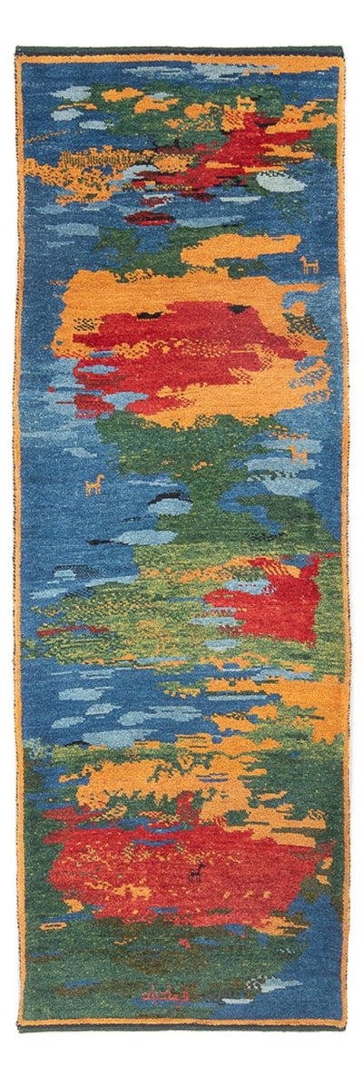 Persisk Gabbeh Teppe 78x242cm - Perserteppich Wollteppich