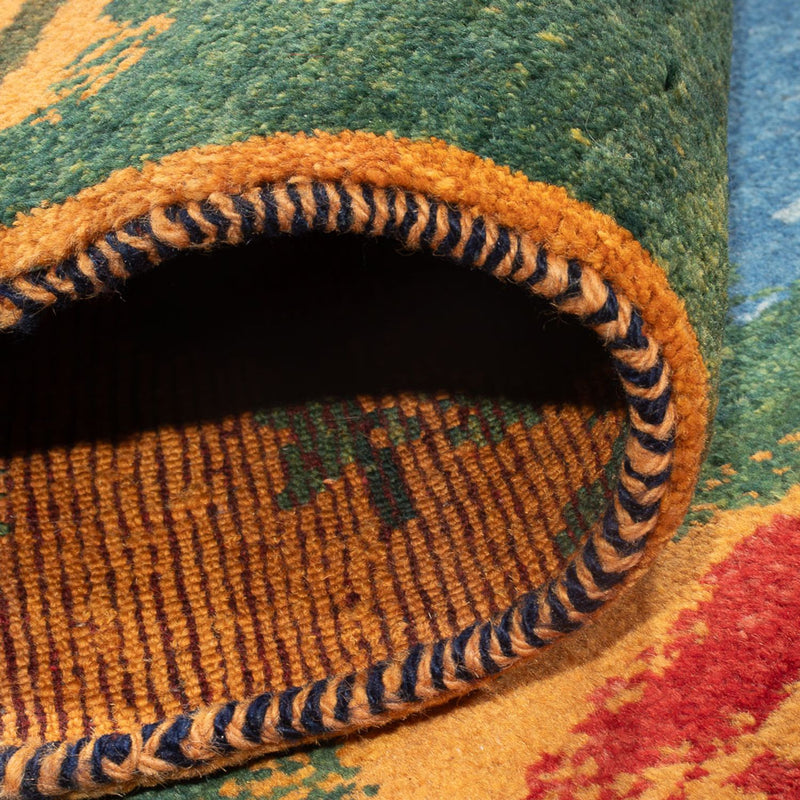 Persisk Gabbeh Teppe 78x242cm - Perserteppich Wollteppich