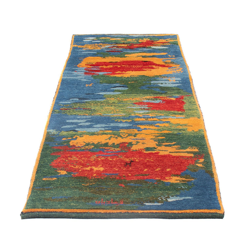Persisk Gabbeh Teppe 78x242cm - Perserteppich Wollteppich