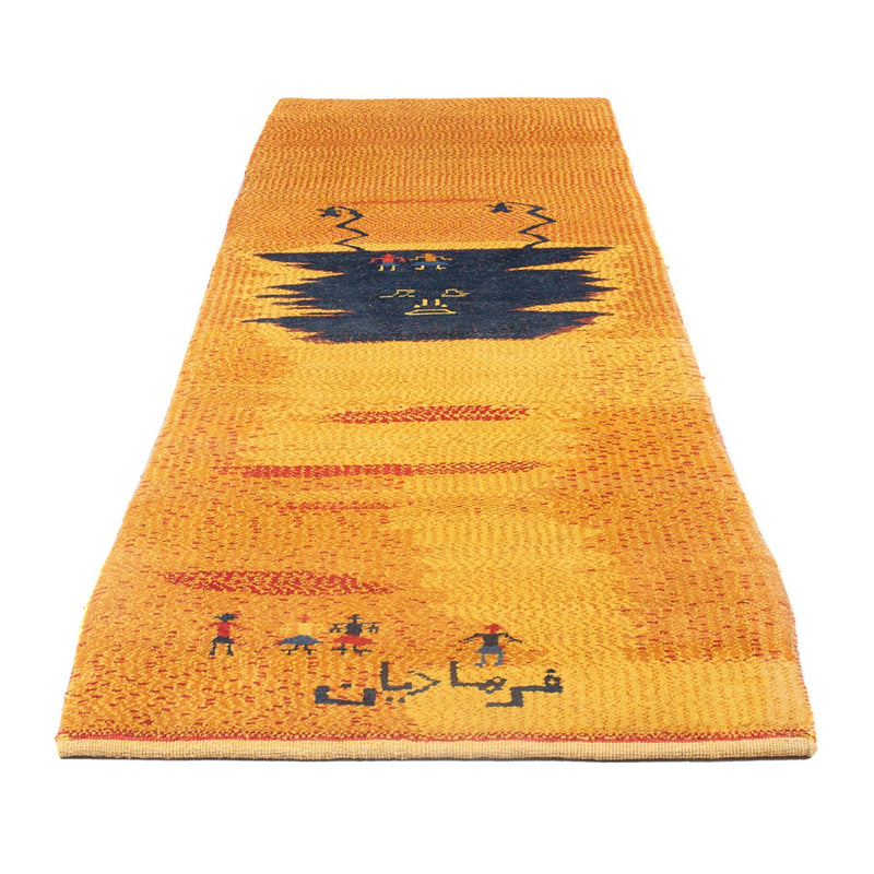 Persisk Gabbeh Teppe 87x293cm - Perserteppich Wollteppich