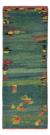 Persisk Gabbeh Teppe 218x87cm - Perserteppich Wollteppich – product image