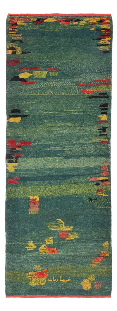 Persisk Gabbeh Teppe 87x218cm - Perserteppich Wollteppich