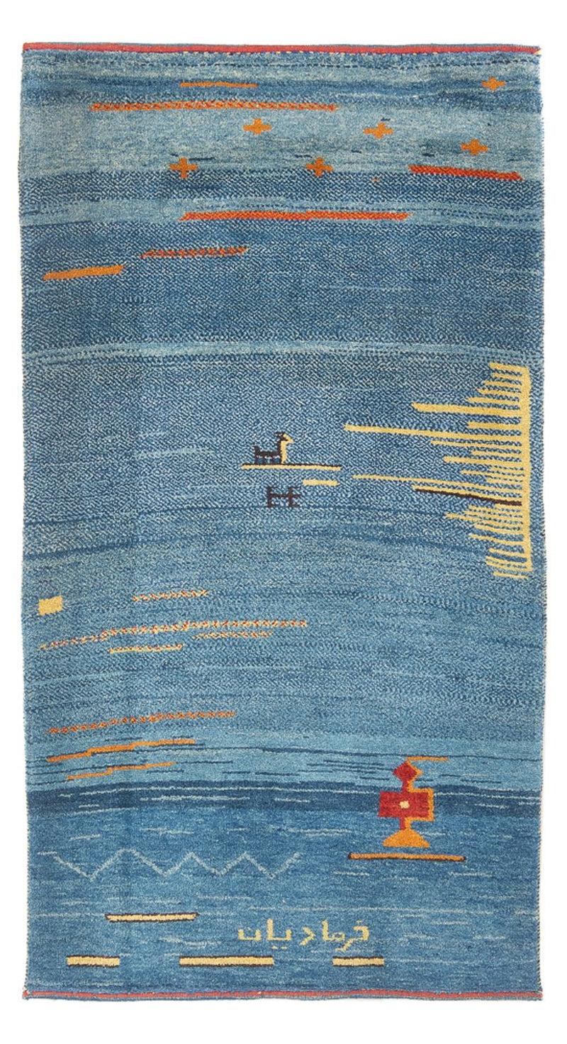 Persisk Gabbeh Teppe 90x193cm - Perserteppich Wollteppich