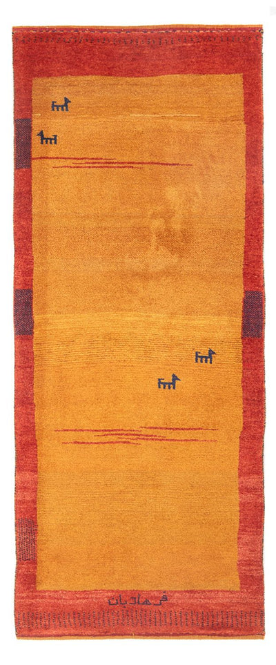Persisk Gabbeh Teppe 82x216cm - Perserteppich Wollteppich