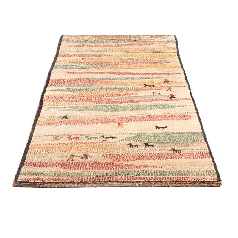 Persisk Gabbeh Teppe 78x205cm - Perserteppich Wollteppich