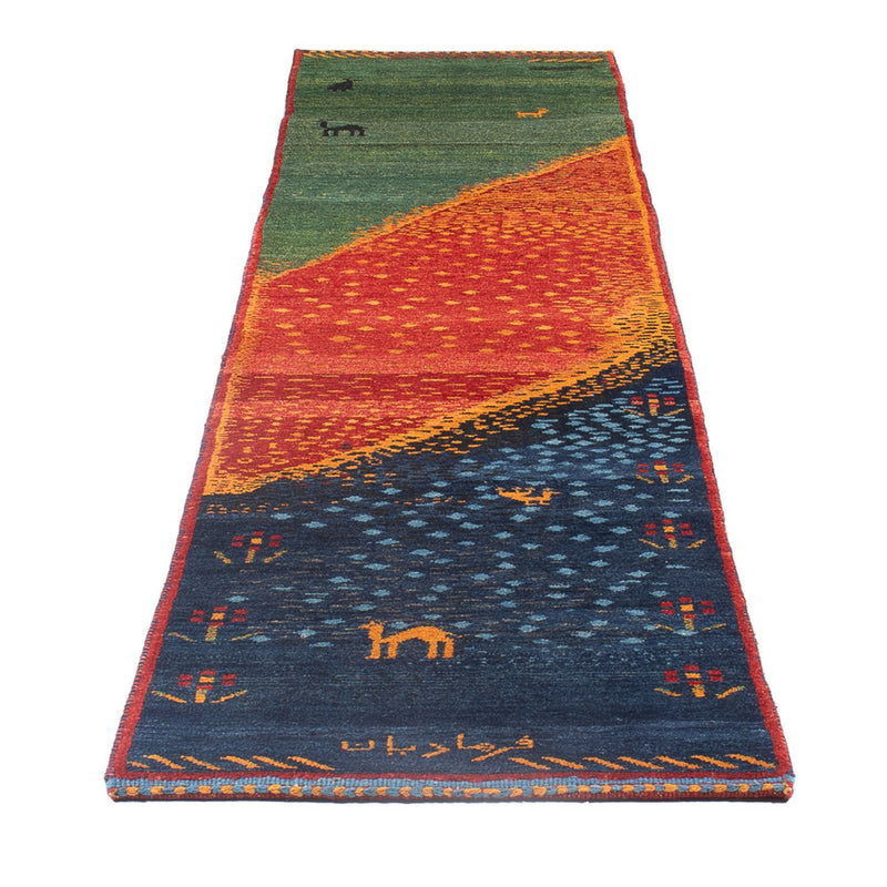 Persisk Gabbeh Teppe 68x285cm - Perserteppich Wollteppich