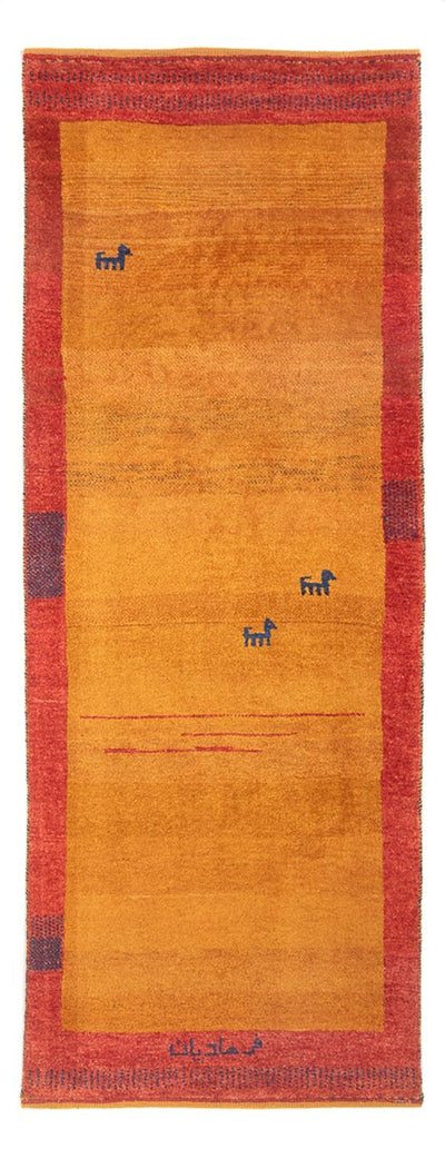 Persisk Gabbeh Teppe 80x225cm - Perserteppich Wollteppich
