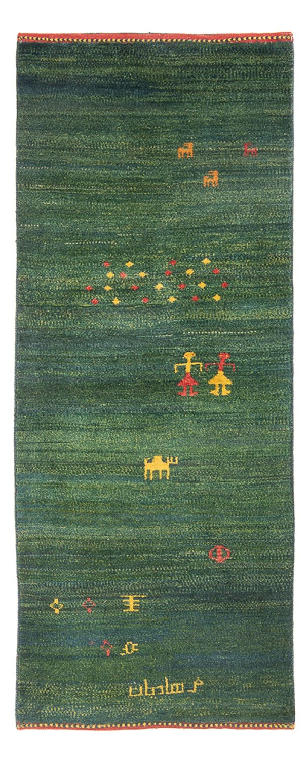Persisk Gabbeh Teppe 202x78cm - Perserteppich Wollteppich