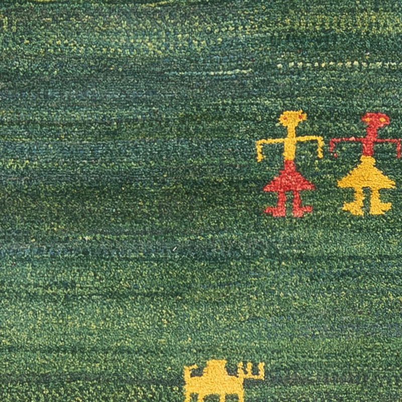 Persisk Gabbeh Teppe 202x78cm - Perserteppich Wollteppich