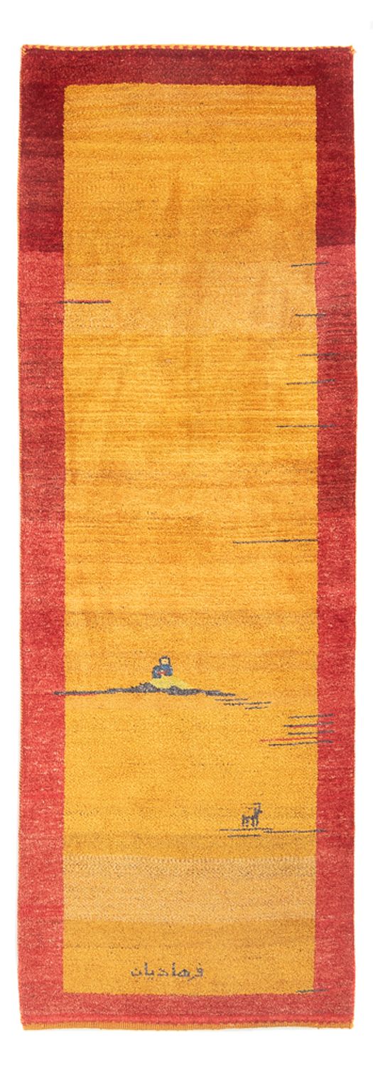 Persisk Gabbeh Teppe 215x70cm - Perserteppich Wollteppich