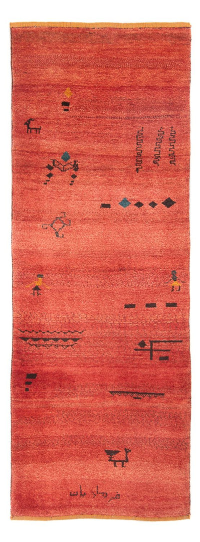 Persisk Gabbeh Teppe 83x225cm - Perserteppich Wollteppich