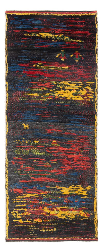 Persisk Gabbeh Teppe 68x185cm - Perserteppich Wollteppich